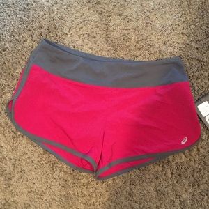 NWT ASICS running shorts size large
